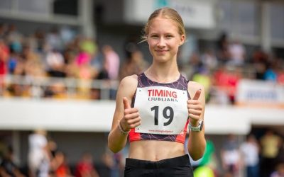 Ana Vita je državna prvakinja v teku na 1000m, Lana izjemna skakalka v višino